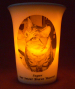 Amber LED battery light Mourninglight™ memorial candle